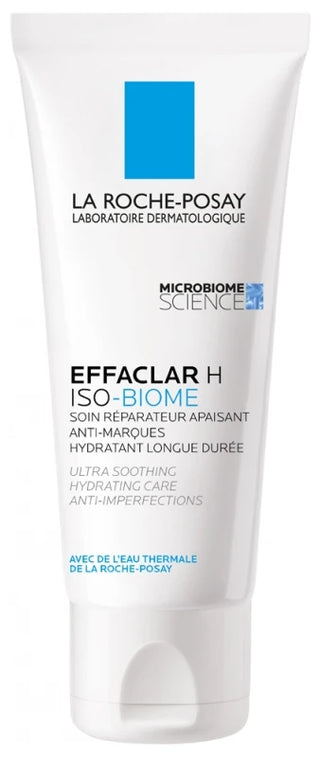 La Roche-Posay Effaclar H Iso-Biome Soin Réparateur Apaisant Anti-Marques Hydratant Longue Durée