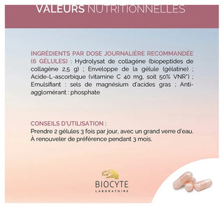 Biocyte Collagen Express Gélules - 180 gélules