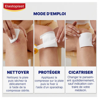 Elastoplast Compresses Non-Tissées Douces – 10 Pièces