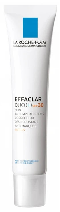 La Roche-Posay Effaclar Duo (+) Soin Complet Anti-Imperfections Anti-Marques et Anti-Récidive et Anti-Uv (Spf30) 40 ml