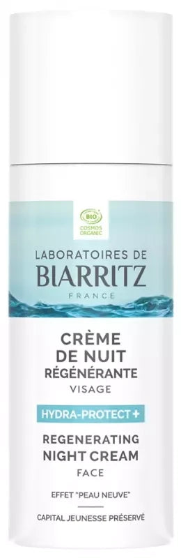 Laboratoires de Biarritz Crème de Nuit Régénératrice Visage Certifiée Bio