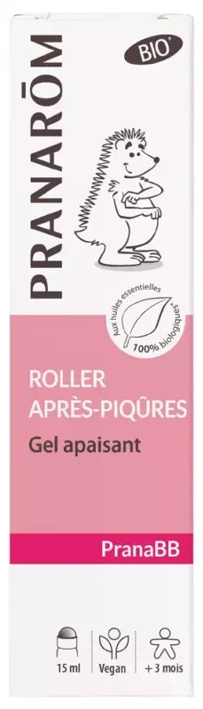 Pranarôm Pranabb Roller Après-Piqûres Gel Apaisant Bio Aux Huiles Essentielles Biologiques 20 ml