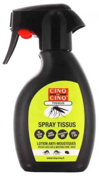 CINQ SUR CINQ Spray Tissus Anti-Moustiques 250 ml