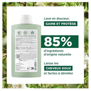 Klorane Shampoing Gainant à l'Amande Tous Types de Cheveux 400 ml