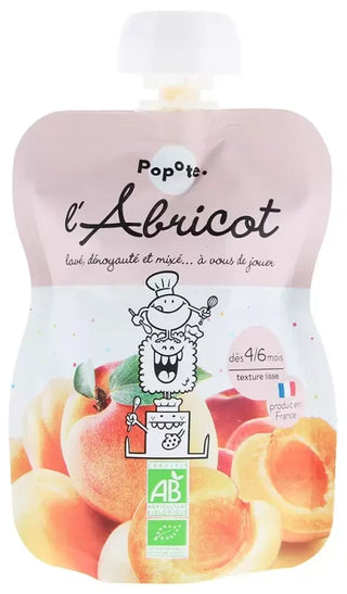 Popote Gourde L'Abricot Bio Dès 4/6 Mois 120 g