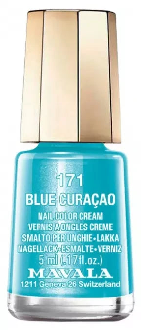 Mavala Mini Color Vernis à Ongles Crème 5 ml - Couleur : 171 : Blue Curaçao