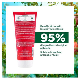 Klorane Grenade Après-Shampoing Éclat à la Grenade - Cheveux Colorés 200 ml