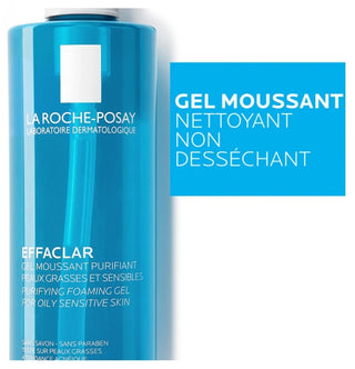 La Roche-Posay Effaclar Gel Moussant Purifiant Peaux Grasses à Tendance Acnéique 400 ml