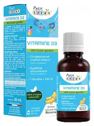 Les 3 Chênes Petit Chêne Vitamine D3 dès 3 Ans 20 ml