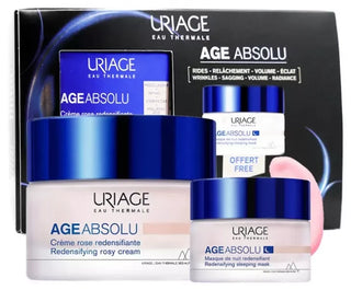 Uriage Age Absolu Coffret Redensifiant Crème Rose 50 ml + Masque de Nuit 15 ml Offert