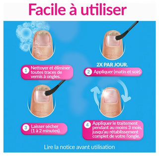 Excilor Traitement Mycose de l'Ongle avec Pinceau Applicateur 3,3 ml