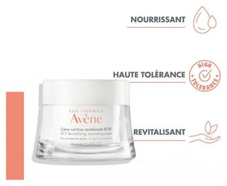 Avène Eau Thermale - Les Essentiels - Crème Nutritive Revitalisante Riche - Peaux Trèsèches 50 ml
