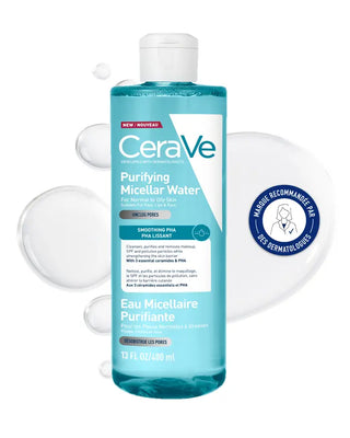 CeraVe Eau Micellaire Purifiante Nettoyant & Démaquillant Visage (400 ml)