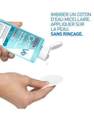 CeraVe Eau Micellaire Purifiante Nettoyant & Démaquillant Visage (400 ml)