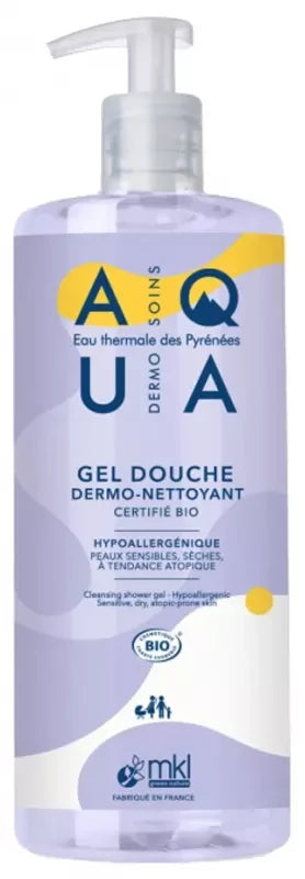 MKL Green Nature Aqua Gel Douche Nettoyant Peaux Sèches Bio 1 L