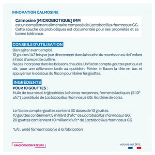 Calmosine Microbiotique IMM Ferments Lactiques 9 ml
