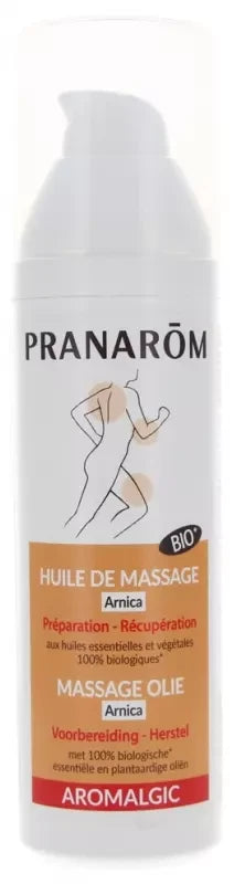 Pranarôm Aromalgic Huile de Massage Bio (Eco) Dos Cuisses Mollets Préparation Récupération 100 ml