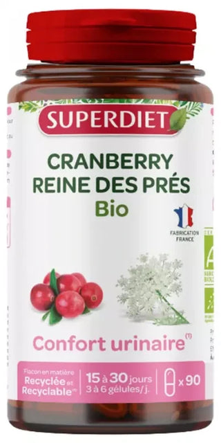 Superdiet Cranberry - Reine Des Prés Bio - 90 Gélules