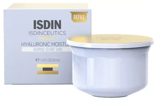 Isdin Isdinceutics Recharge Crème de Jour Hyaluronic Moisture Hydratante et Anti-Âge Peaux Normales à Sèches 50 g