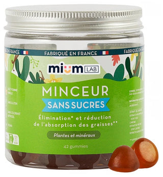 Mium Lab Minceur Sans Sucres Plantes et Chrome 42 Gummies