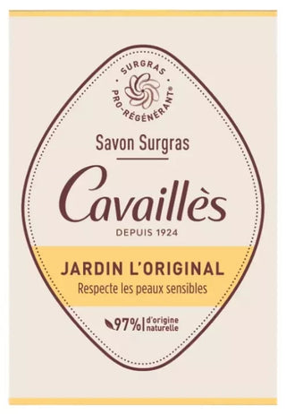 Cavaillès Savon Surgras Jardin l'Original Peaux Sèches 100 g