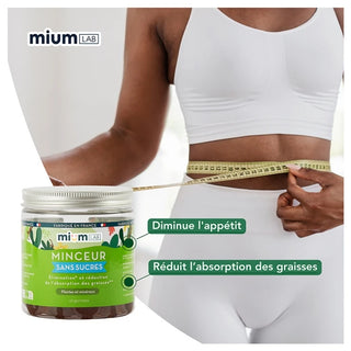 Mium Lab Minceur Sans Sucres Plantes et Chrome 42 Gummies