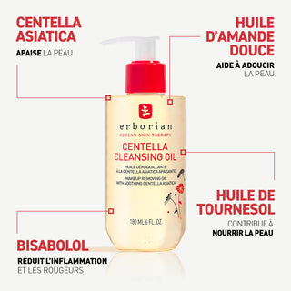 Erborian – Huile Démaquillante Centella Apaisante 180mL