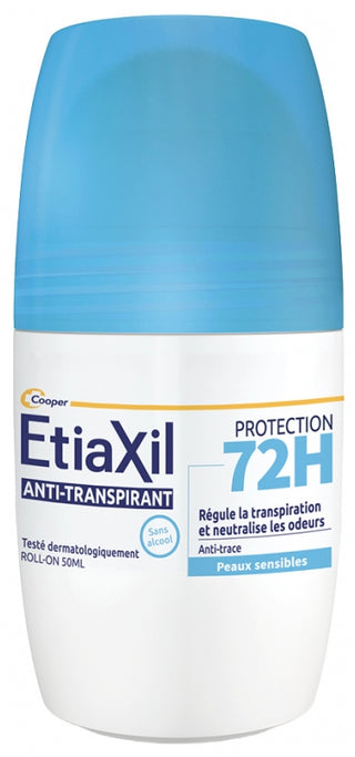 Etiaxil Déodorant Anti-Transpirant Protection 72H Roll-On 50ml – Contrôle durable de la transpiration