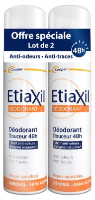 Etiaxil Déodorant Douceur 48H Lot de 2 x 150 ml