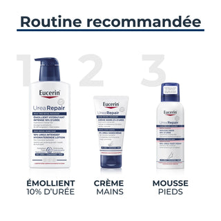 Eucerin UreaRepair PLUS Mousse Pieds 10% d’Urée 150 ml – Soin pieds très secs et callosités