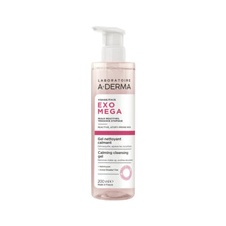 A-Derma - Gel Nettoyant Calmant Exomega (200 ml)
