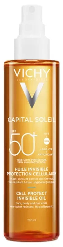 Vichy Capital Soleil Huile Invisible SPF50+ 200 ml