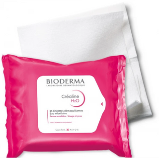 Bioderma Créaline H2O Lingettes Démaquillantes Yeux x 25