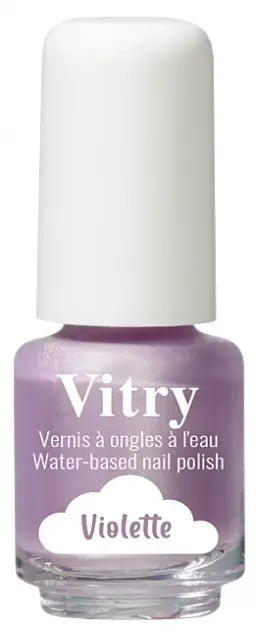 Vitry Vernis à Ongles à l'Eau Mini 4 ml - Couleur : Violette