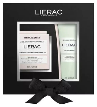 Lierac Hydragenist Coffret Hydratation Éclat Le Gel-Crème 50 ml + Le Masque Gommant 75 ml