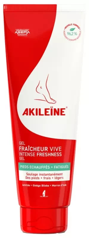 Akileïne Gel Fraîcheur Vive Pieds Échauffés Fatigués 125 ml