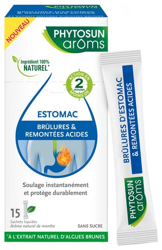 Phytosun Arôms Brûlures d'Estomac et Remontées Acides 15 Sachets Liquides