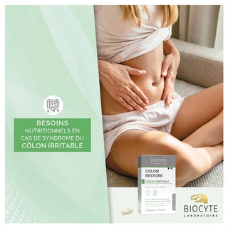 Biocyte Longevity Colon Restore - Côlon Irritable - 30 Gélules