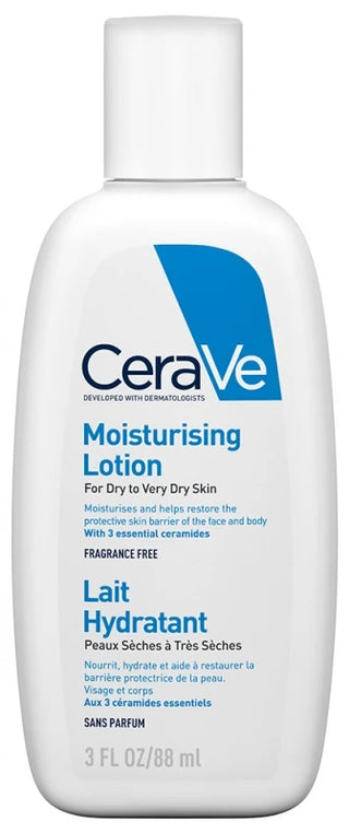Cerave Lait Hydratant Visage et Corps Pour Les Peaux Sèches à Trèsèches 88 ml