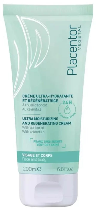 Placentor Végétal Crème Ultra Hydratante & Regenerante Peaux Trèsèches Tube 200 ml