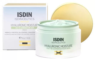 Isdin Isdinceutics Crème de Jour Hyaluronic Moisture Hydratante Peaux Grasses et Mixtes 50 g