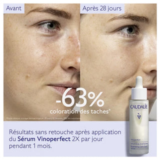 Caudalie Vinoperfect Sérum Éclat Anti-Taches Visage, Cou et Décolleté 50 ml