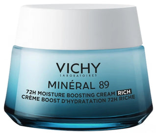 Vichy Minéral 89 Crème Riche Boost d'Hydratation 72H Peaux Sèches 50 ml