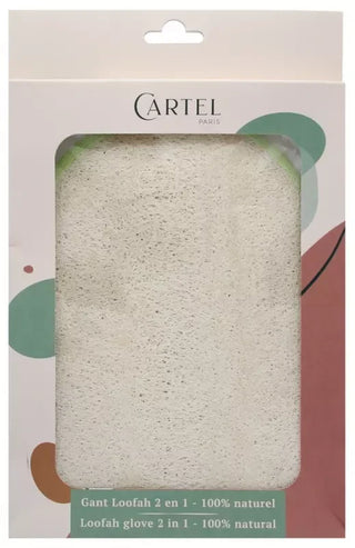 Cartel Paris Gant 2en1 Loofah et Coton - Couleur : Bordure Verte