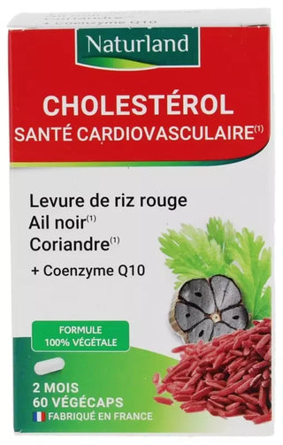 Naturland Cholestérol Santé Cardiovasculaire 60 Végécaps