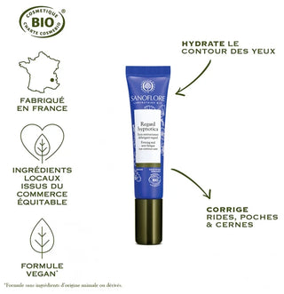 Sanoflore Hypnotica Regard Contour Des Yeux Anti-Cernes Anti-Rides Certifié Bio 15 ml