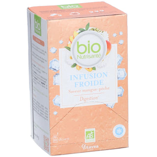 Vitavea Nutrisanté Bio Infusion Froide Saveur Mangue-Pêche Digestion