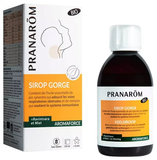 Pranarôm Aromaforce Sirop Gorge Miel Bio 150 ml