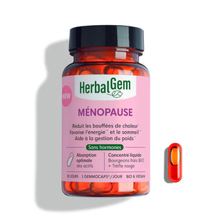 HerbalGem GemmoCaps® Ménopause Bio 30 Capsules – Accompagnement naturel du bien-être féminin