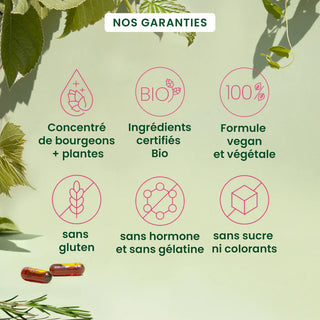 HerbalGem GemmoCaps® Ménopause Bio 30 Capsules – Accompagnement naturel du bien-être féminin